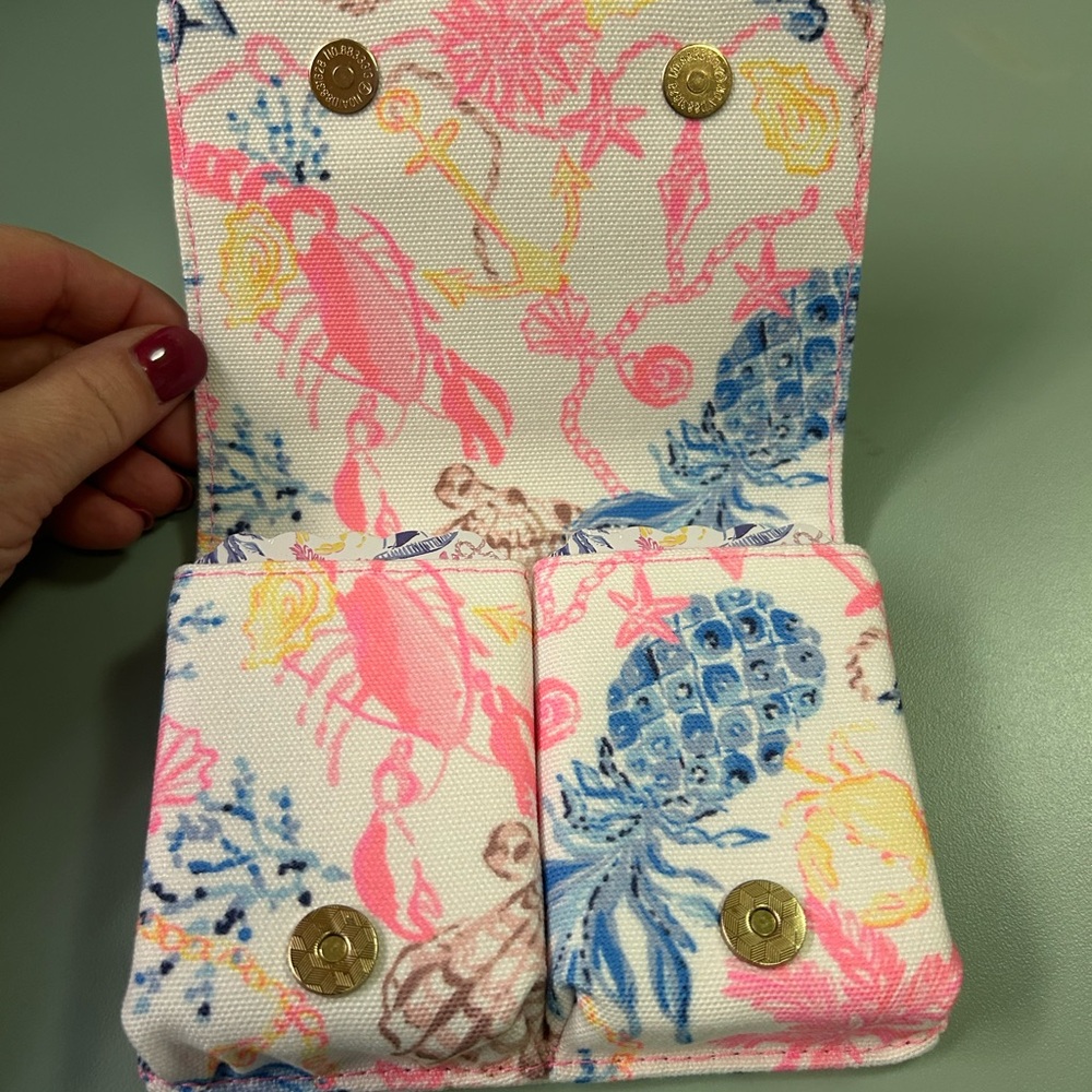 Lilly Pulitzer Card Case with Playing Cards. NWOT - Picture 3 of 8
